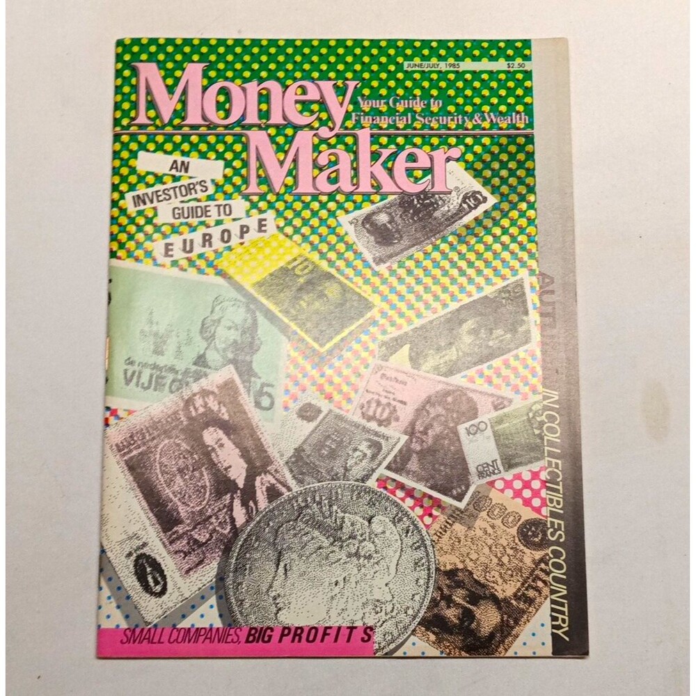Money Maker Magazine Vol 6 June/July 1985 English Finance Investing